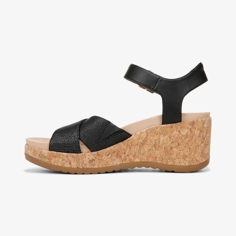 Women's Citrine Sun Wedge Sandal - Left