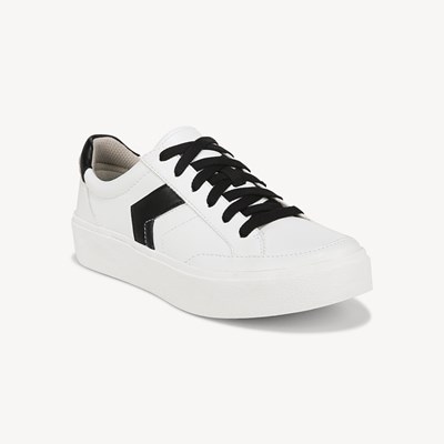 Yanzhenglip Women's White Tennis Shoes Lace up White