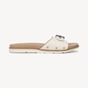 Off White Faux Leather