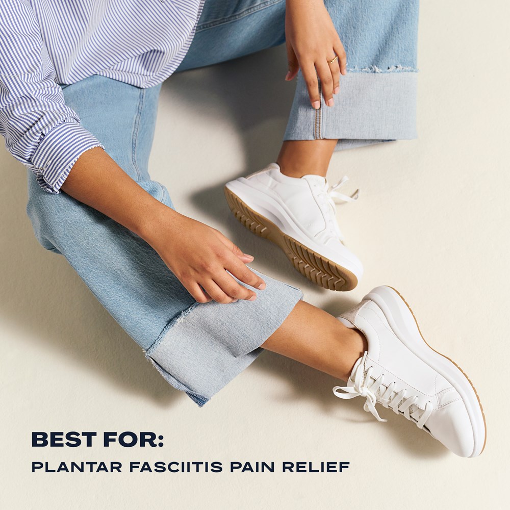 Women's Feel Good Plantar Fasciitis Lace Up Sneaker - LifeStyle2