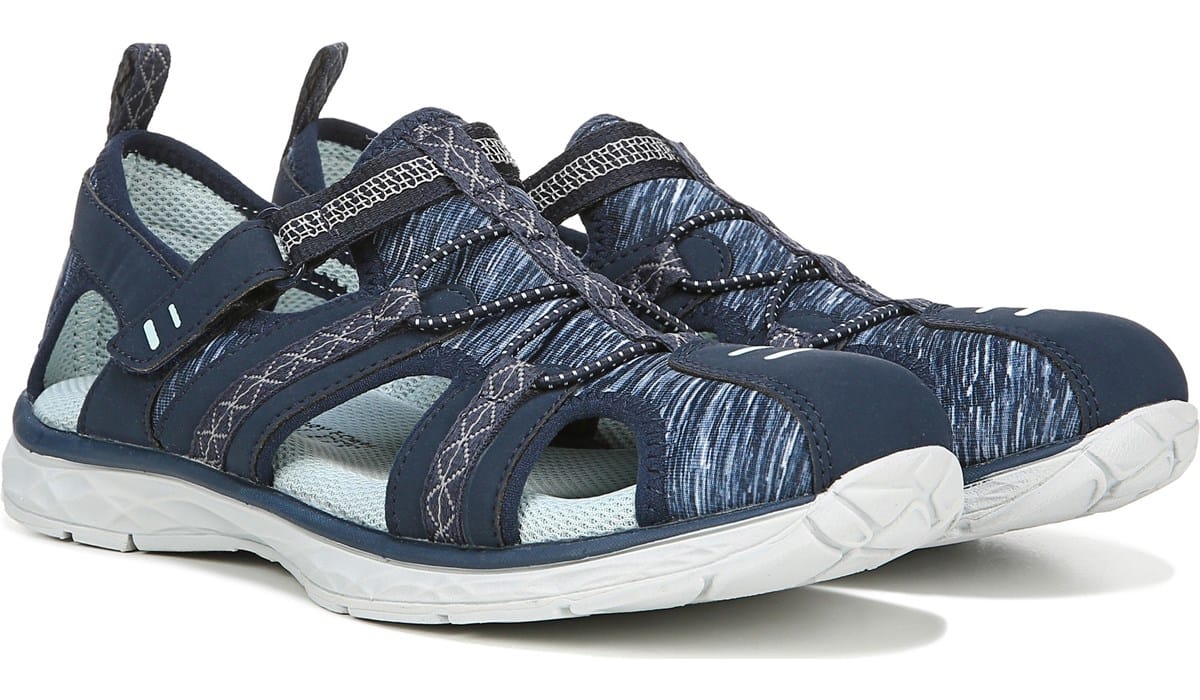 Andrews Fisherman Sandal in Navy Fabric | American Lifestyle | Dr Scholls Shoes