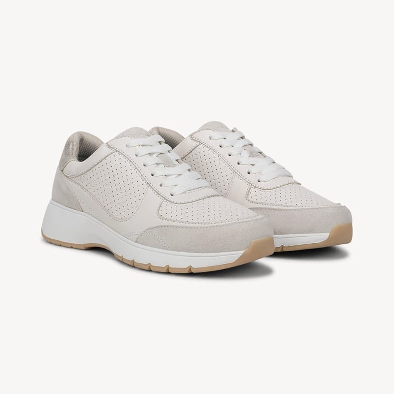Dr. Scholl's Beyond Comfort Women's New Energy Walking Sneaker Shoes Off White Leather DRSBC 11.0 M