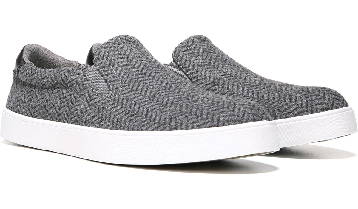 gray slip on