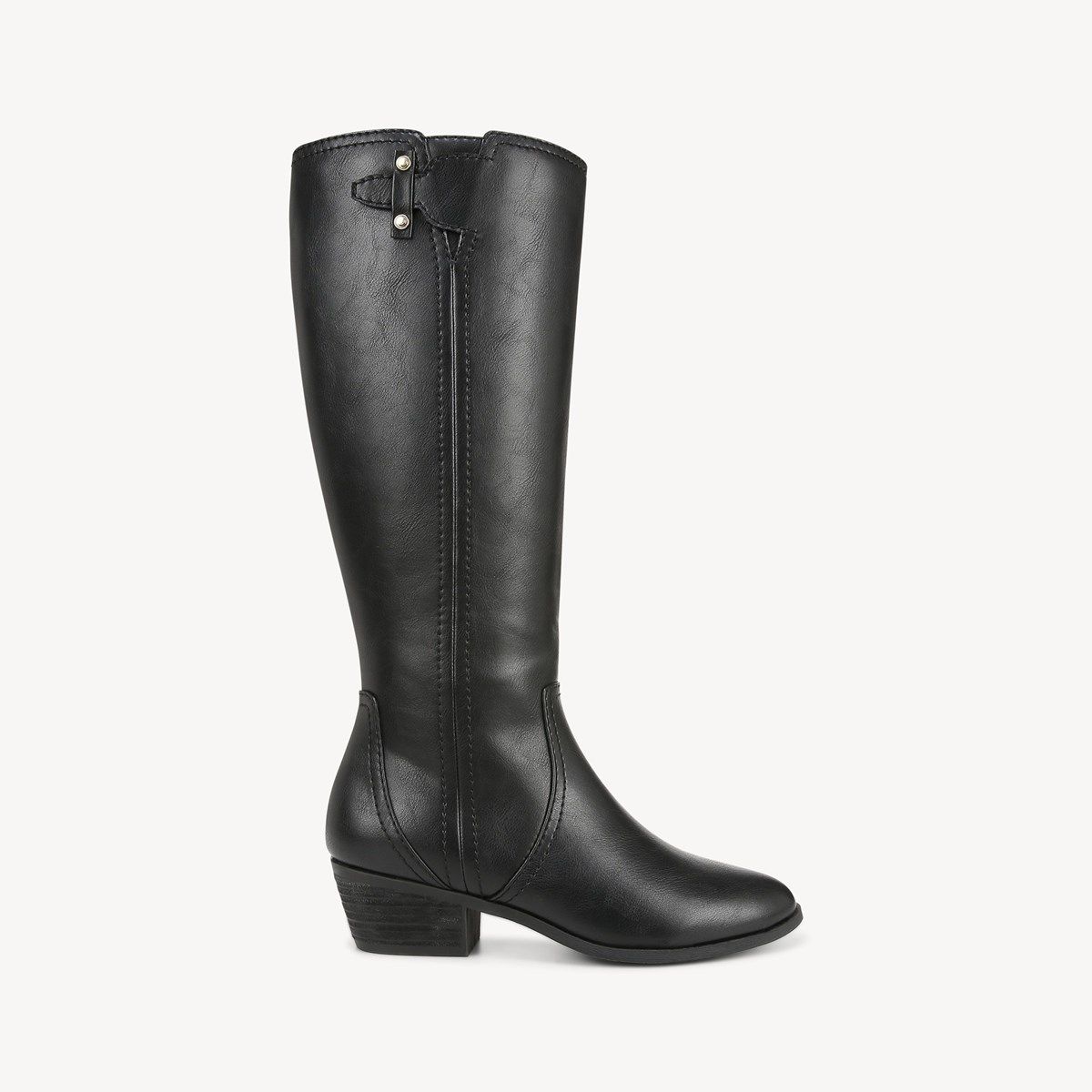 knee length dresses for ladies Dolce Vita Raj Wide Calf Boots Onyx Suede - Black main image 0
