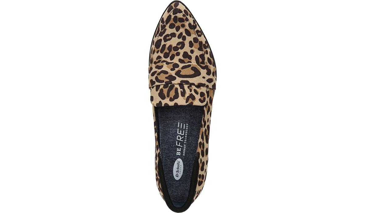 dr scholl's leopard slip on