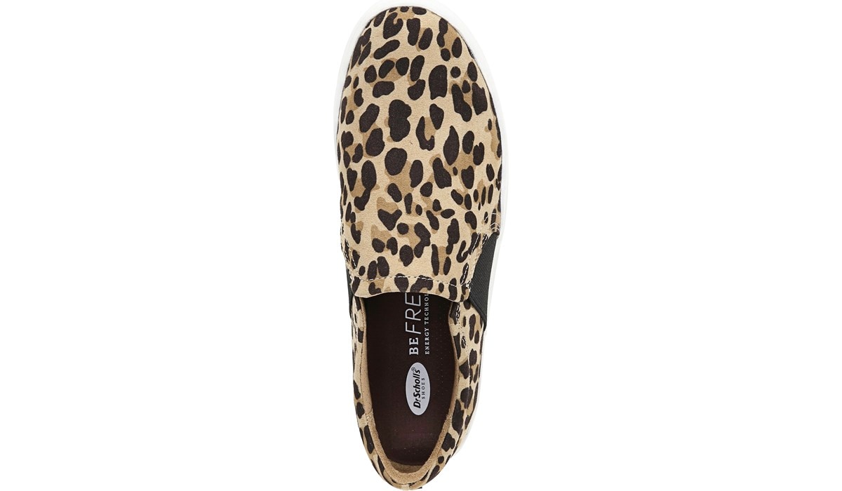 dr scholl's leopard slip on