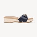 Navy Blue Leather