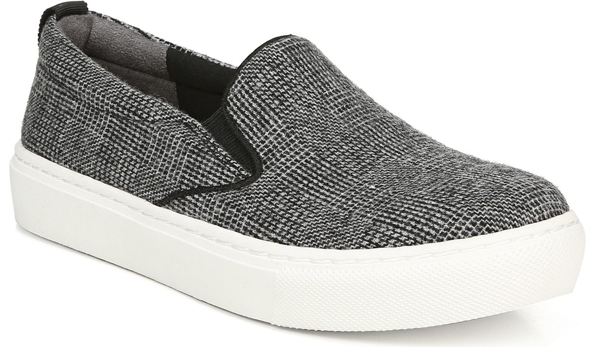 dr scholls black slip ons