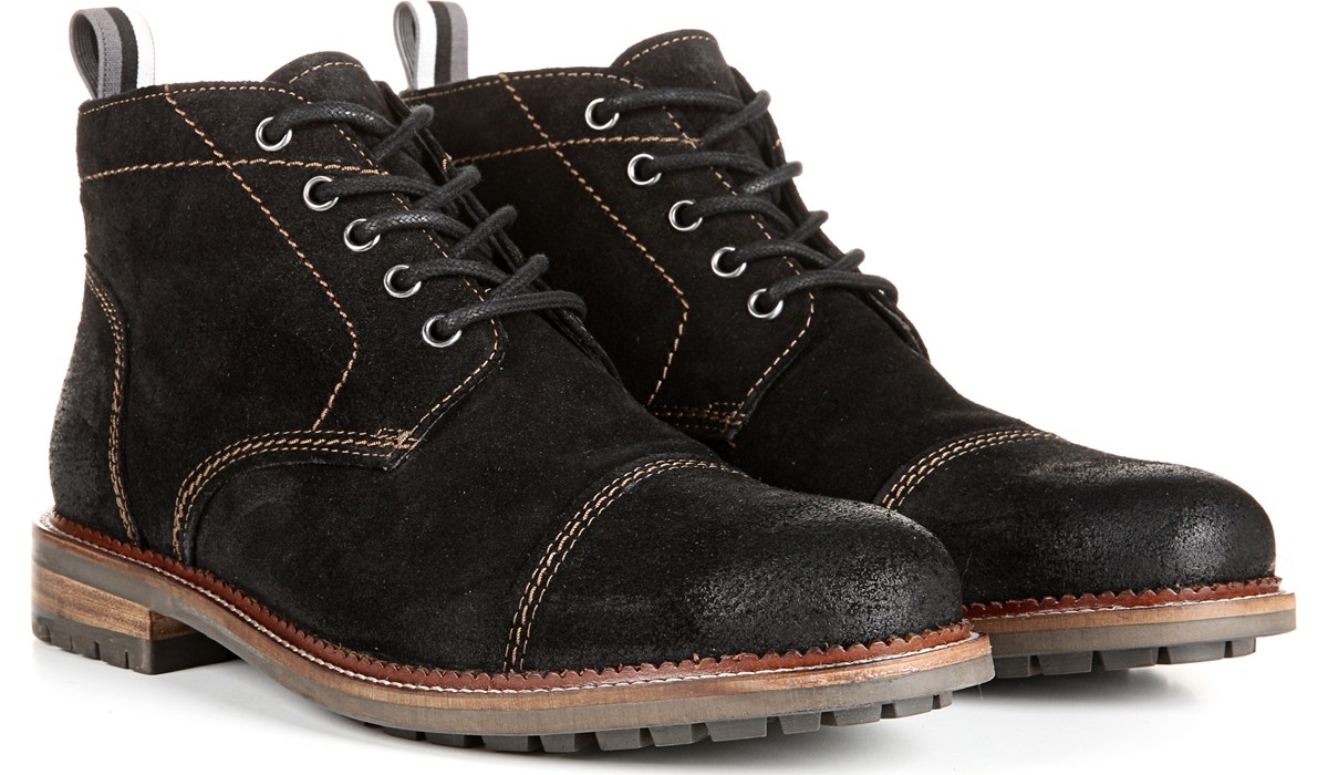 cap toe work boots