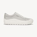 Vapor Grey/White Microsuede