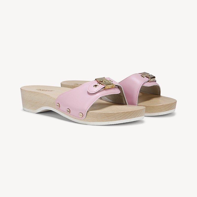 Dr. Scholl's Orig Collection Women's Original Sandal Pink Leather DRORG 9.0 M