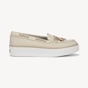Off White Faux Leather