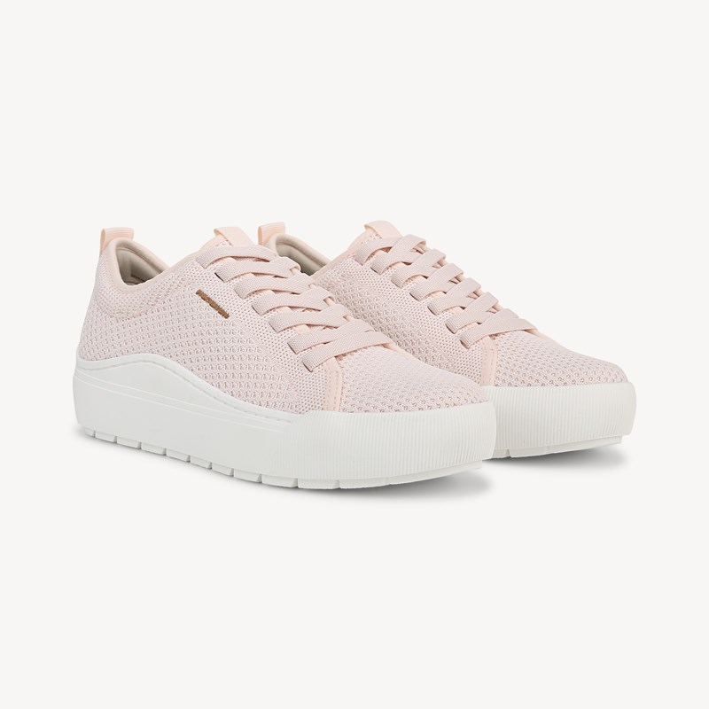 Dr. Scholl's Women's Time Off Knit Slip On Shoes Petal Pink Fabric DRSCH 10.0 M