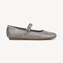 Pewter Metallic Faux Leather