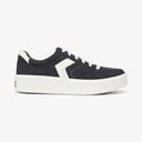 Navy Faux Leather