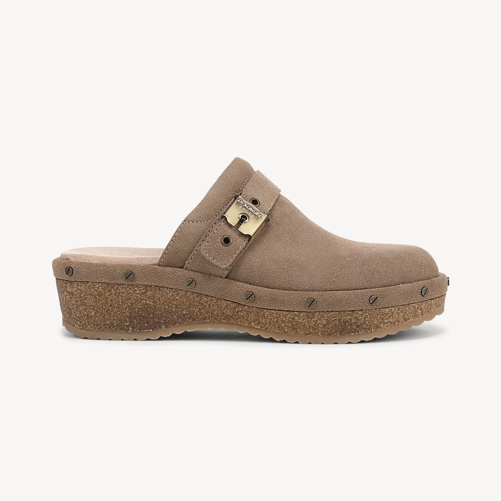 (取寄) ドクターショール レディース オリジナル フレックス クロッグ シューズ Dr. Scholl's women Original Flex Clog Mule/Clog Shoes Taupe Dr. Scholl's Women's Original Flex Slip On Clog | Women's Casuals