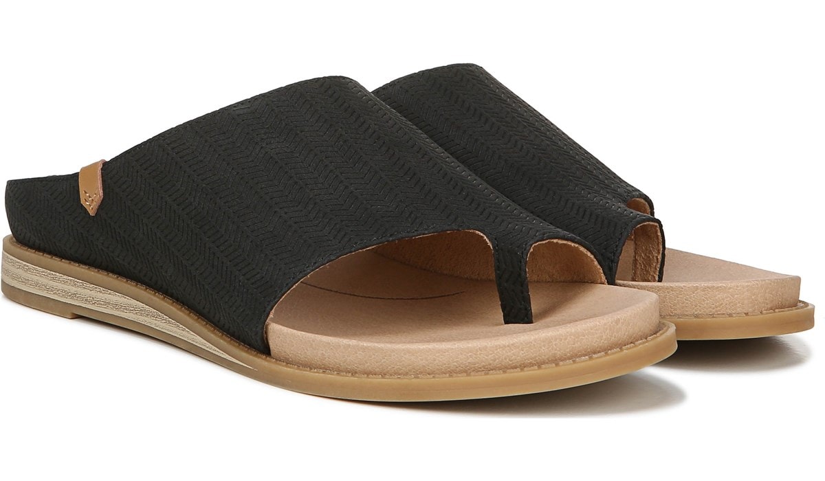 scholl leather look sandals