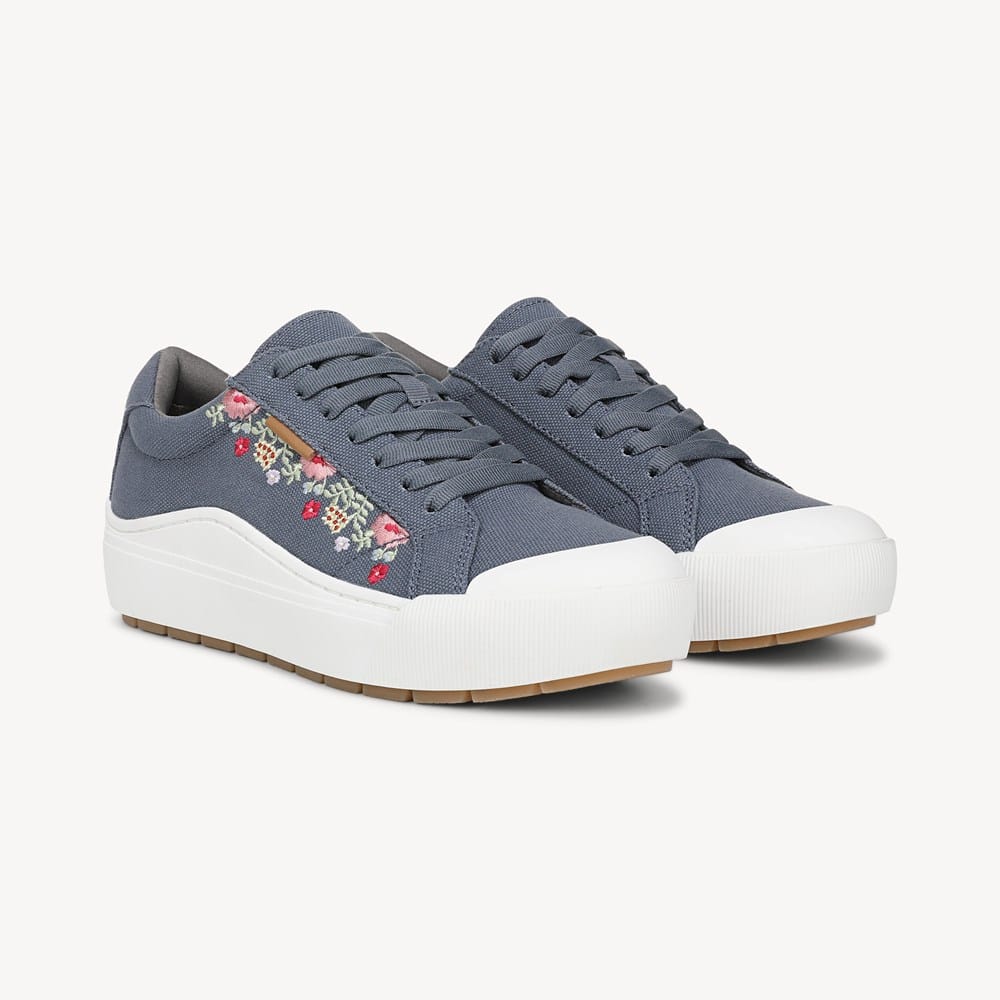 Dr. Scholl\'s Athletic Comfort Walking Shoes Sneakers Grey Navy‎ Mesh Breathable Dr. Scholl main image 4