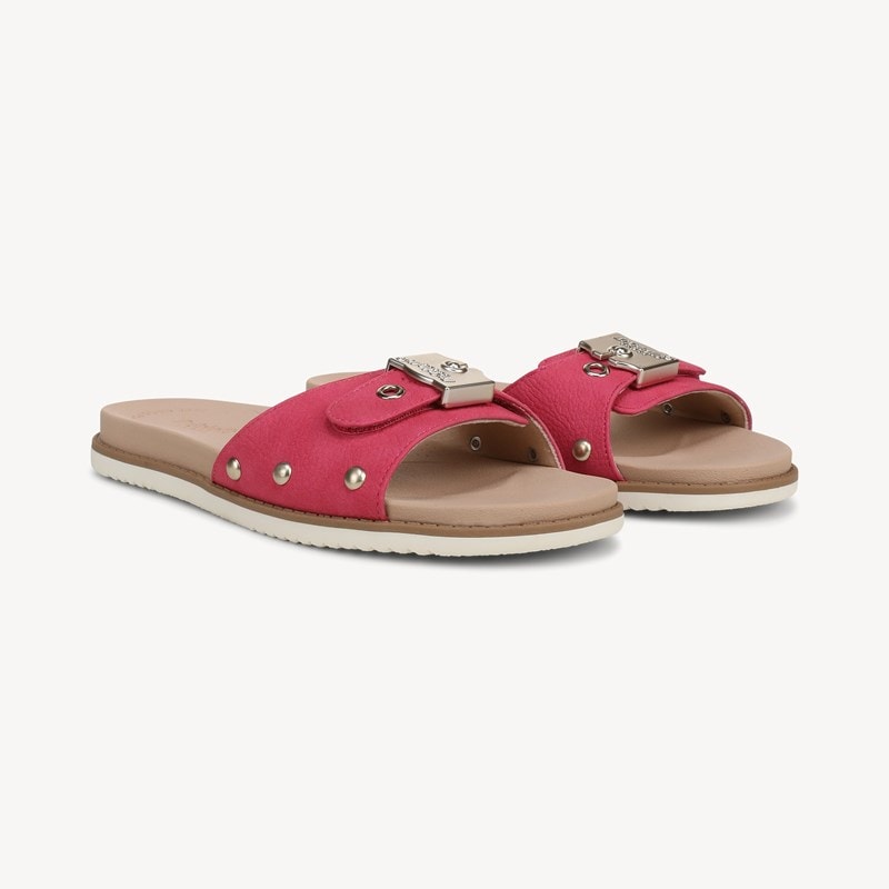 Dr. Scholl's Women's So Original Slide Sandal Magenta Faux Leather DRSCH 11.0 M