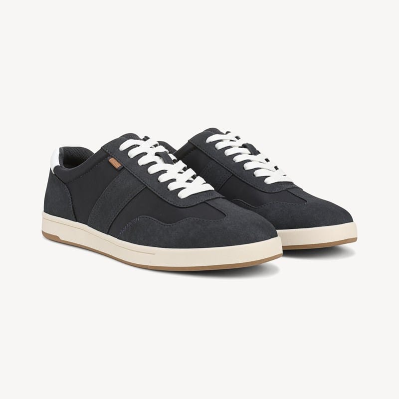 Dr. Scholl's Men's Kendrick Lace Up Sneaker Shoes Navy Faux Leather DRSCH Navy Blue 10.5 M