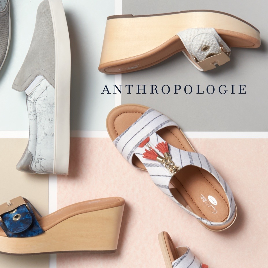 dr. scholls and anthropologie collaboration